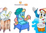 Рисунок мойдодыра для детей 1-2 класса: карандашами, фломастерами и красками