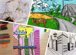 Как легко нарисовать город будущего для урока ИЗО